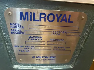 USED MILTON ROY MBD18B28B1M