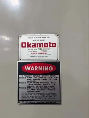 Used OKAMOTO ACC16.32ST Reciprocating Surface Grinders Illinois US | Asset Exchange Corporation #1637955