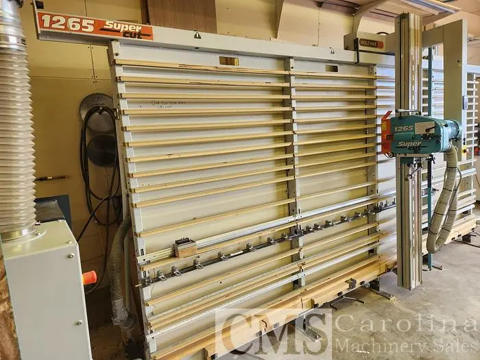 Used HOLZ-HER 1265 SUPER CUT VERTICAL PANEL SAW Woodworking Panel Saws | CAROLINA MACHINERY SALES #421177