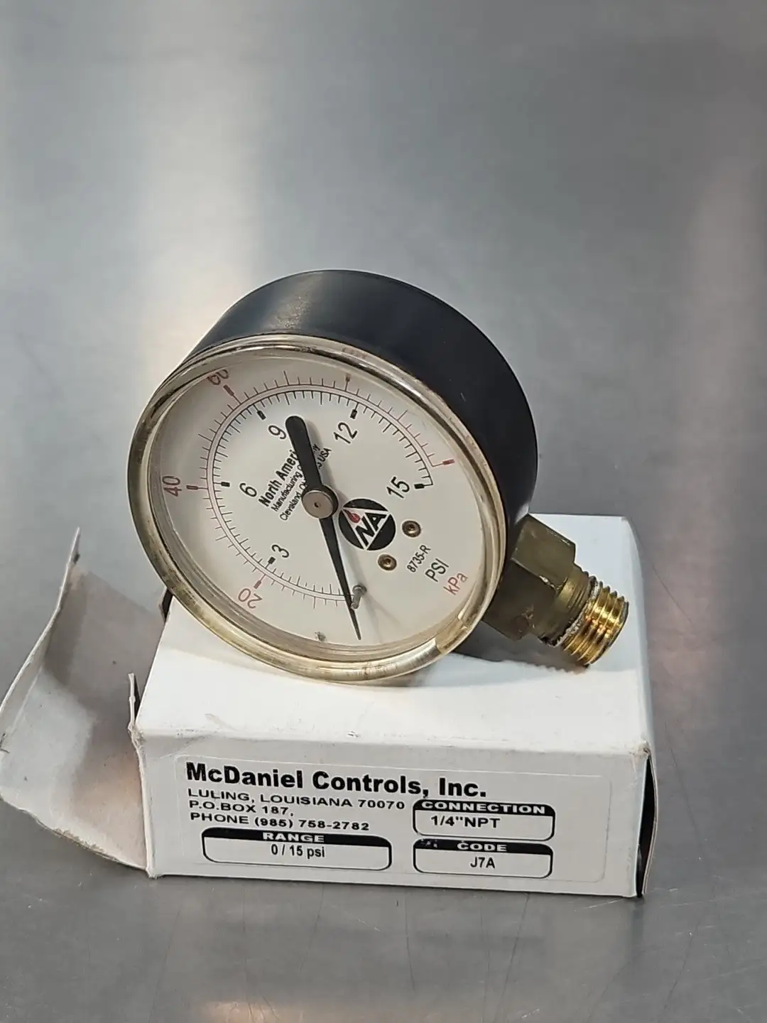 USED McDANIEL CONTROLS J7A