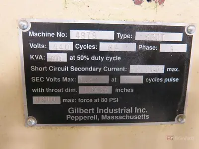 USED 1986 GILBERT INDUSTRIES SPOT