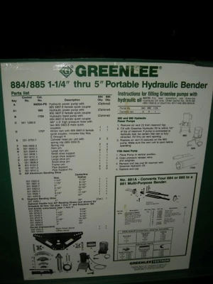 USED GREENLEE 884/885