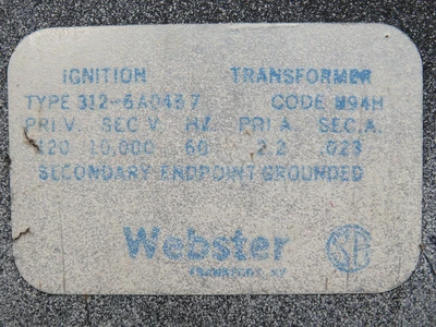 Used WEBSTER _UNKNOWN_ Transformers | OCO Industrial #1695143