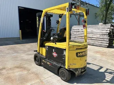 Used HYSTER E65XN-40 4-Wheel Sit down Electric Counterbalance Forklifts Illinois US | Somerset Equipment Sales #1546237