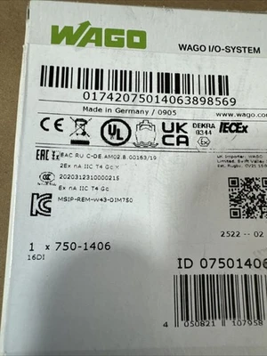 NEW WAGO 750-1406