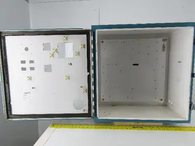 SEC Wall Mount Electrical Enclosure Box JIC 24"x24"x12" W/Back Plate Type 12