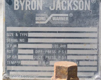 USED BYRON JACKSON 3X4X8.5 DVMX