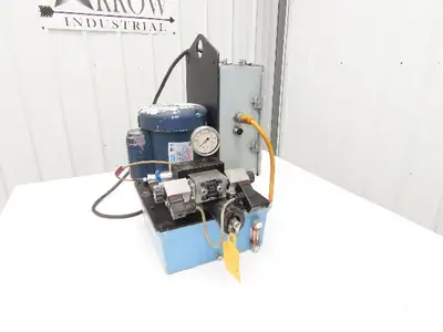 Vektek Vector Flo Hydraulic Manual Workholding Pump Power Pack 2.5gal 5000psi
