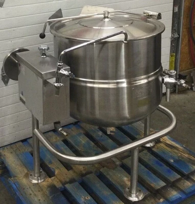 167-0262 Cleveland KDL40T 40-Gallon Manual Tilt Steam Kettle
