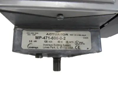 USED INVENSYS MP-471-600-0-2 ACTUATOR MP47160002