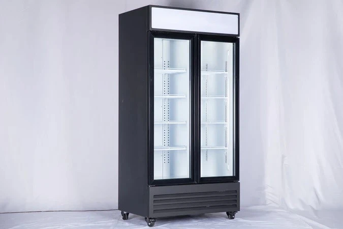 168-0050 GDR47"H(N) Double Glass Door Self Contained Cooler