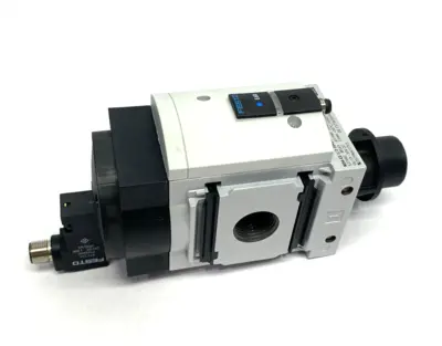 Used Festo On/Off Soft Start Valve, Built-In Switch 527682 Pump & Valve Parts Michigan US | Maverick Industrial Sales #1402303