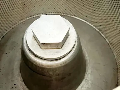 ATM/De Laval 20 x 14 perforate basket centrifuge, 316SS.