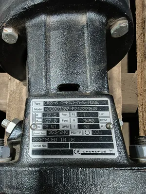 USED GRUNDFOS CR3-6 A-FGJ-A-E-HQQE