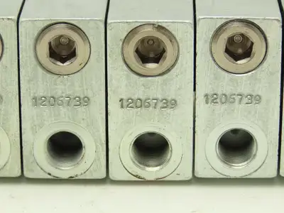 DropsA SX1-25 Modular Lubricator Divider Valve Block 1/8" BSP Lot of 6