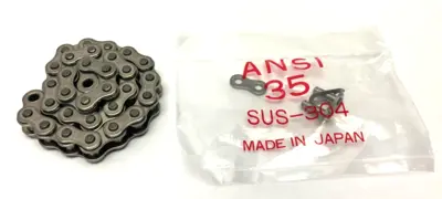 USED HKK CHAIN STAINLESS STEEL ROLLER CHAIN LINK
