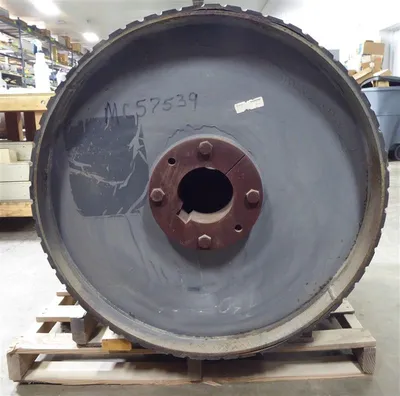Unbranded 44" Wide Conveyor Pulley Drum Assembly 36" Diameter Surplus