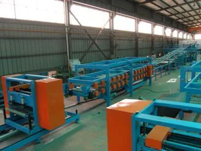 EPS/Rockwool Sandwich Panel Production Line in Shaoxing City, China
