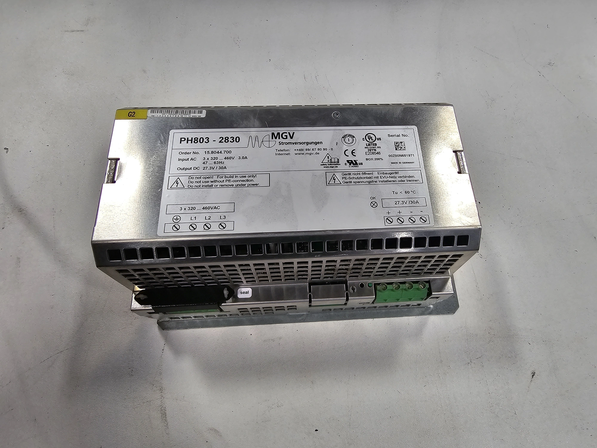 USED MGV PH803-2830