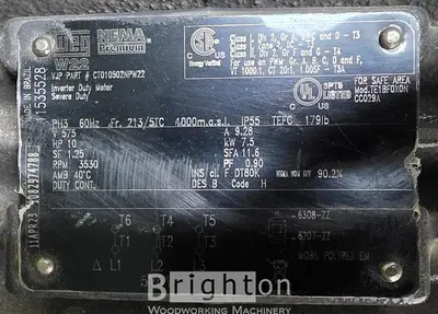 Used BUSCH MODEL MM1322AV VACUUM PUMPS (X2) Vacuum Pumps Ontario CA | Brighton Woodworking Machinery #1084212