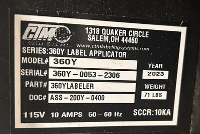CTM Labeler 360Y