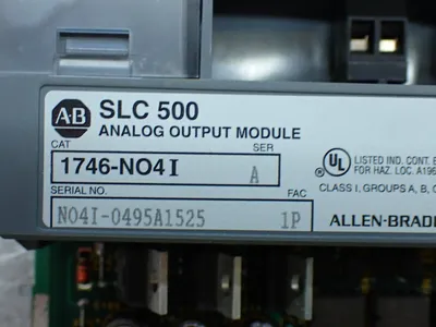 USED ALLENBRADLEY 1746NO4I