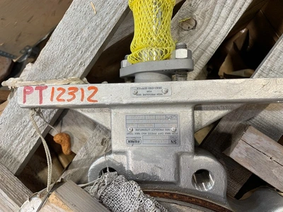 10" Fisher Butterfly Valve, Stainless, New Storeroom Spare