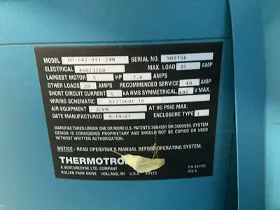 Used 2007 THERMOTRON DS64291124M Environmental Chambers Ohio US | HGR 24 #1325967