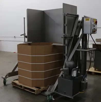 MTC Model 3000 Lowboy Portable Electric Hydraulic 3 in 1 Dumper