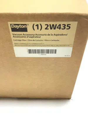 Dayton 2W435 Vacuum Accessory Cartridge Filter