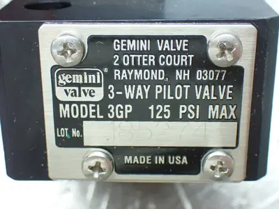 NEW GEMINI VALVE 3GPMR03D24VDCDS
