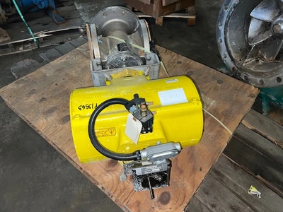 8" Stainless Steel Tufline 3 way AX Plug Valve , Air Operated