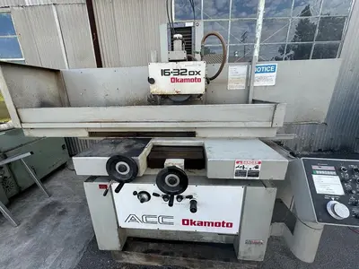 Okamoto ACC-1632DX, , AUTO IDF, 3X AUTO FEEDS, SURFACE GRINDER,