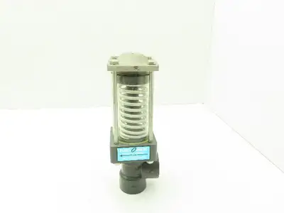 Plast-o-matic DS100V-NO 1" Shutoff Valve Spring Return NO Pneumatic Powered
