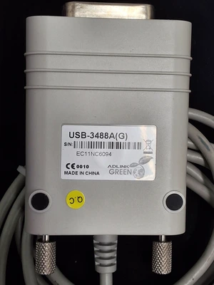 THERMOTRON INDUSTRIES IEEE 488 CPU INTERFACE WITH ADLINK USB-3488A USB/GPIB INTERFACE