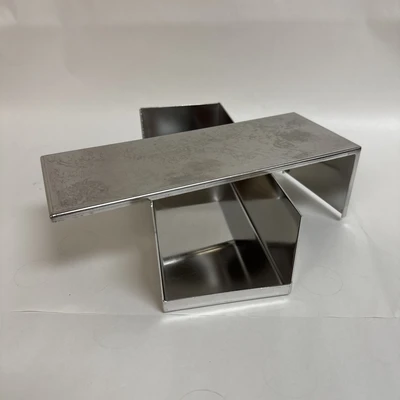 Laboratory Stainless Steel Box with Sliding Lid Freezer Rack 9.5 x3.75 x2.5"