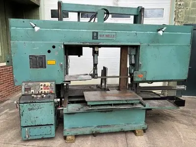Used 1998 WF WELLS B-25-2 Horizontal Band Saws Indiana US | Aucto #1418299