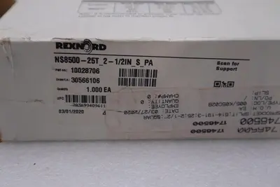 NEW REXNORD NS8500-25T-2-1/2 S PA  SPROCKET NS850025T212SPA STK H1877