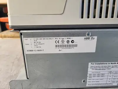 USED ABB ACS800-U1-0020-7