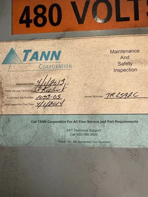 2005 TANN CORPORATION TR2592C 25,000 SCFM RTO Pollution Control Equipment | Machinery Solutions Group, Inc. (4)