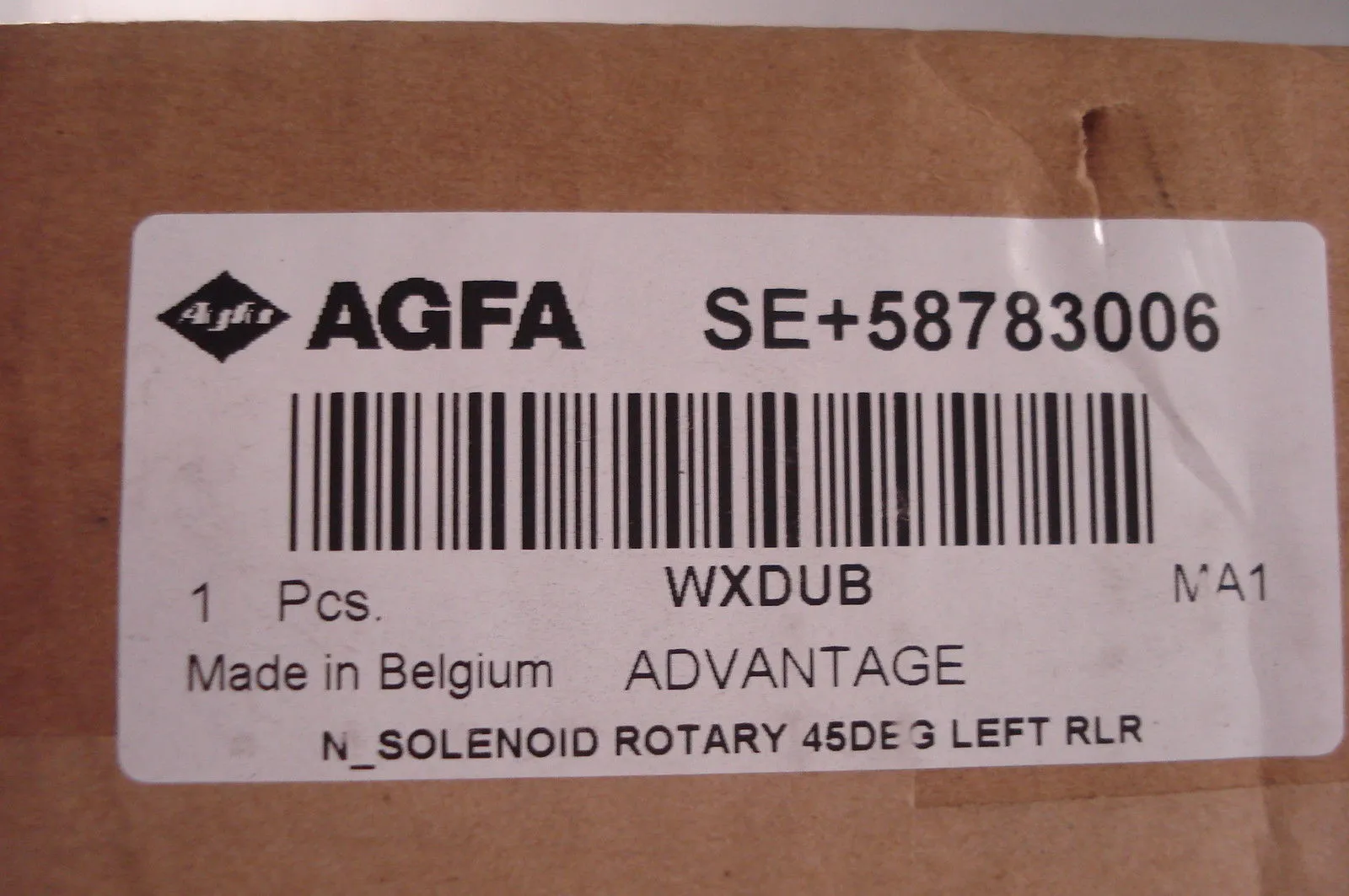 NEW AGFA SE+58783006