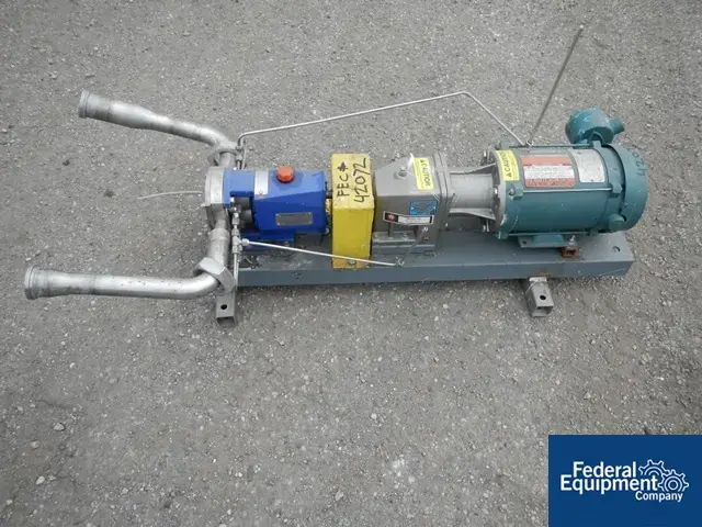 Used LOBEFLO 2" Lobeflo Rotary Lobe Pump, S/S, 1 HP Pumps Ohio US | Federal Equipment Company #125553