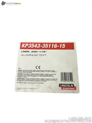 New | in-Stock LINCOLN ELECTRIC KP3543-35116-15 Parts Kentucky US | Industrial Parts R Us Inc. #1518884
