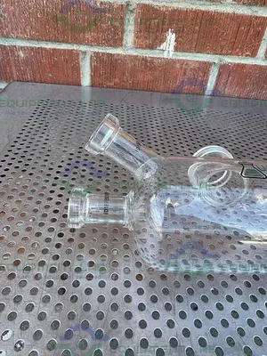 USED USA LAB GLASS BUMP TRAP W/ ID40/ED60 JOINT AND ID18/ED35 JOINTS