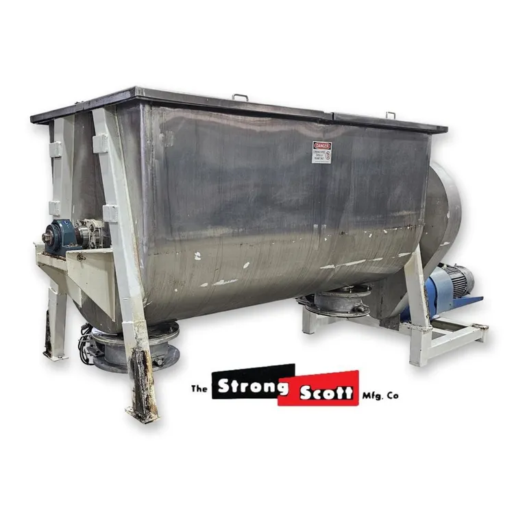 Used THE STRONG SCOTT MFG. CO. IMHS-87 Ribbon Blenders West Virginia US | JM Industrial #491053