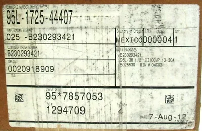 NEW FISHER 95L-1725-44407 PRESSURE REGULATOR TYPE 95L 95L172544407