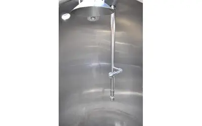 Used Hamilton 500 Gallon Jacketed Tank (Kettle), Full Vacuum / Evaporator