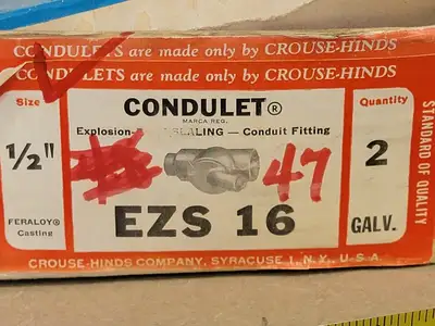 NEW CROUSE-HINDS EZS 16