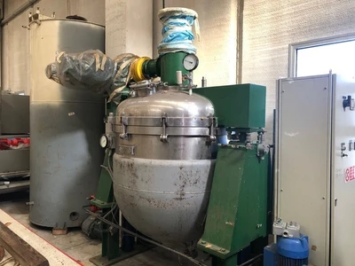 1,200L S/S JKTD Hemis Pressindustria Scrape Surface Anchor Reactor