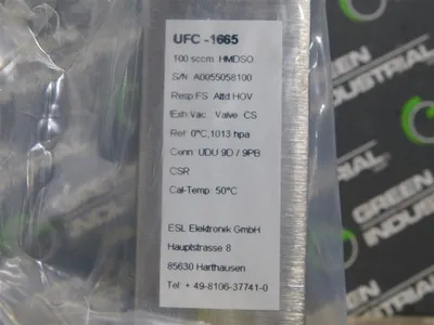 Kinetics 1660 Profibus Metal Seal Mass Flow Controller 500 PSI Max. 3500 kPa New